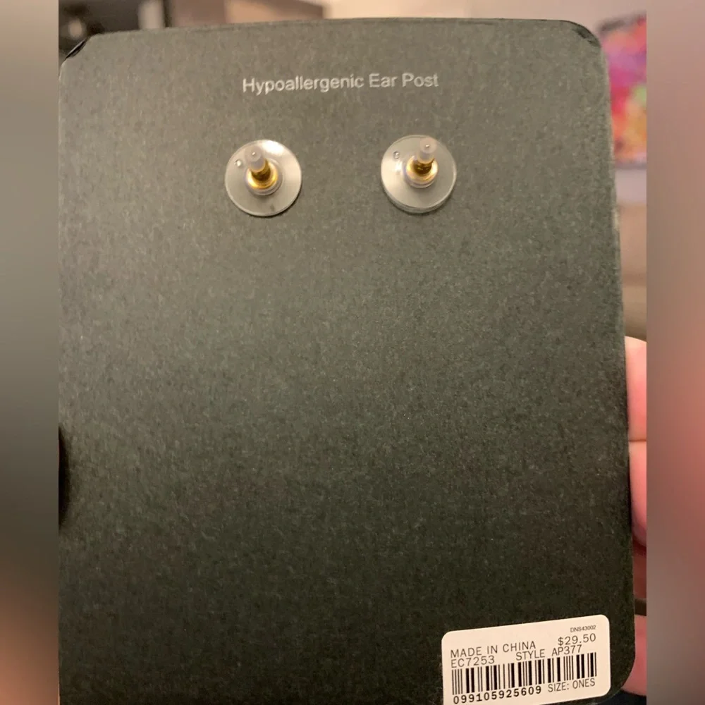 NWT J. CREW PEARL & CHAIN EARRINGS - Picture 3 of 4